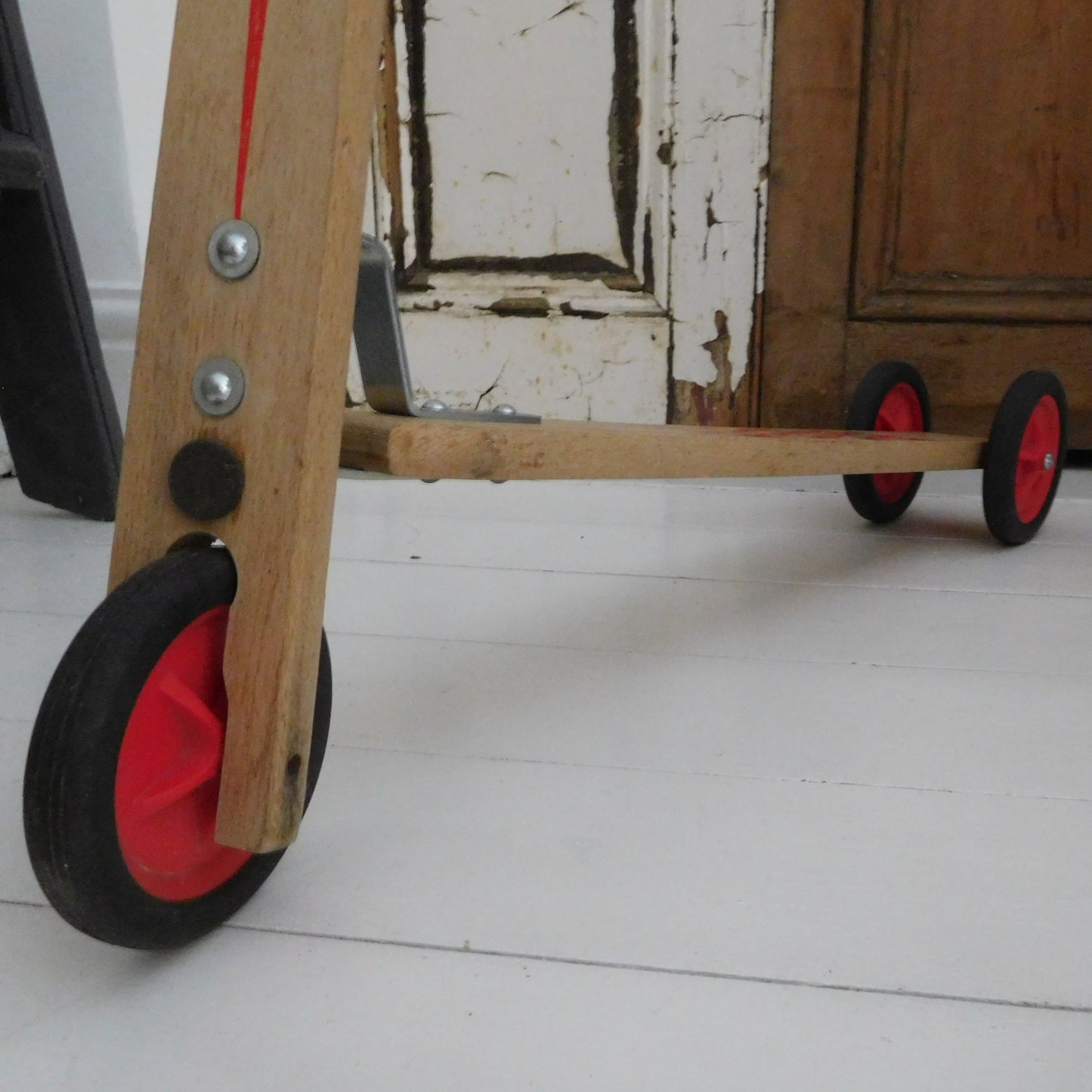 Vintage Wooden Scooter