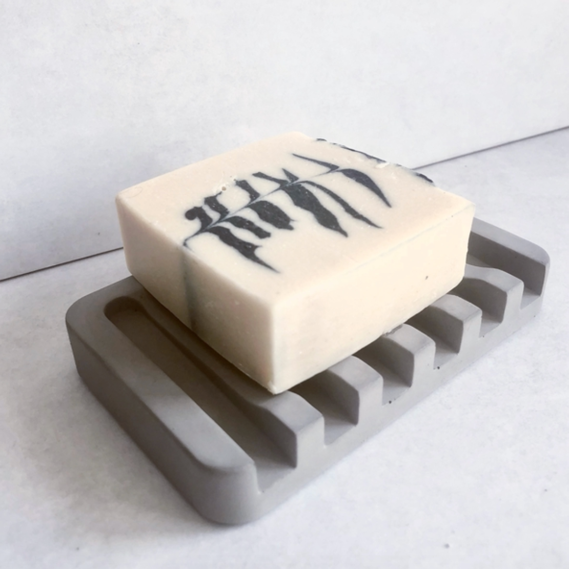 Handmade Recycled Concrete Soap Dish