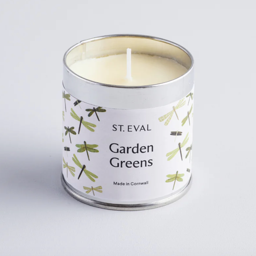 Garden Greens Scented Tinned Candle