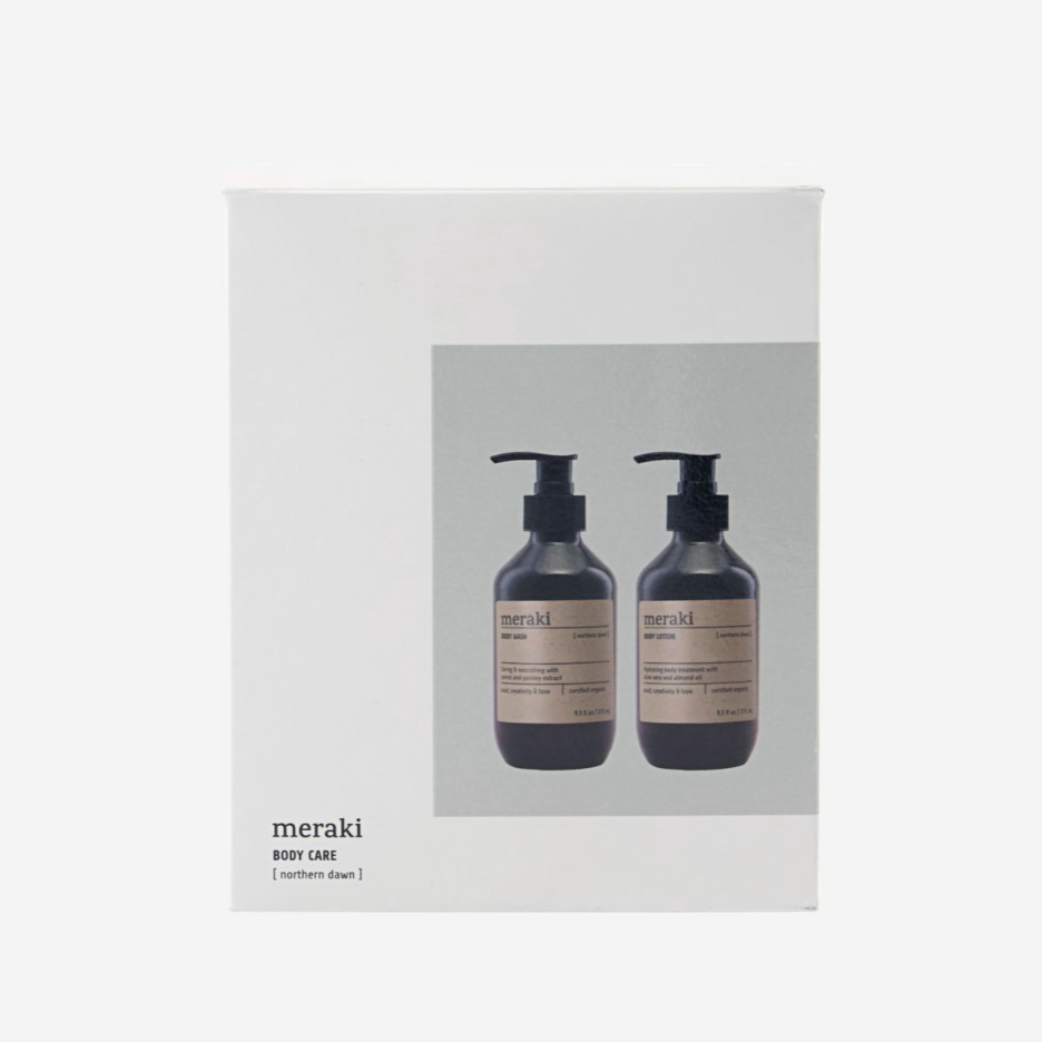Gift Set Meraki Northern Dawn Body Wash And Lotion