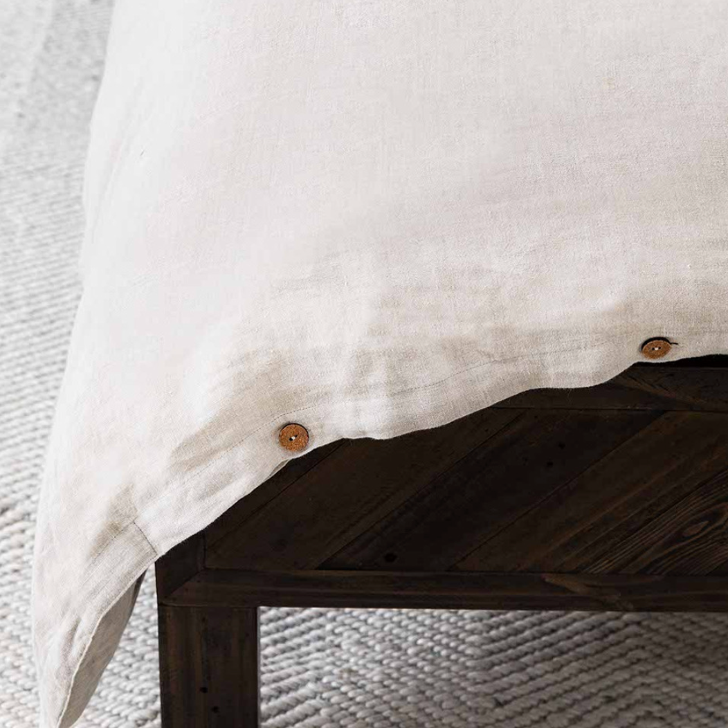 Natural Linen Duvet Cover - Various Sizes