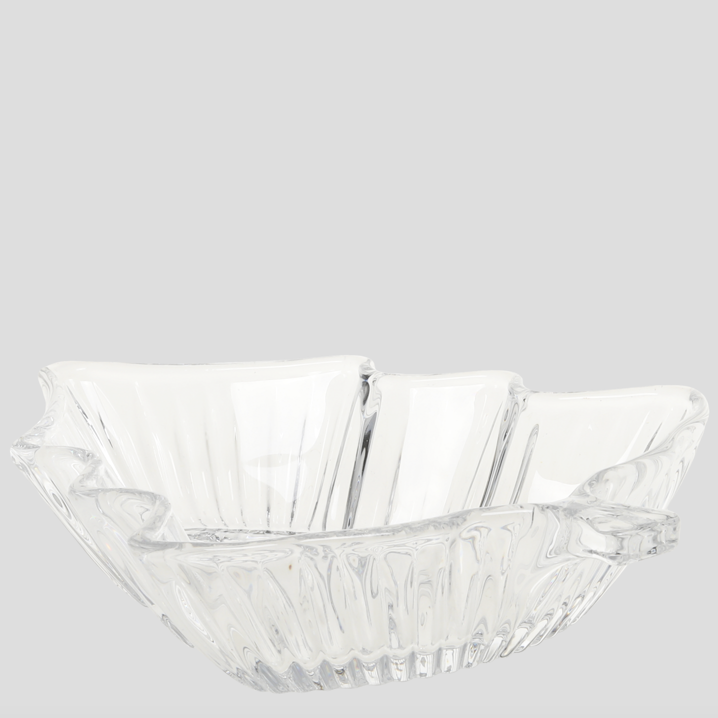 Christmas Tree Glass Serving Tray