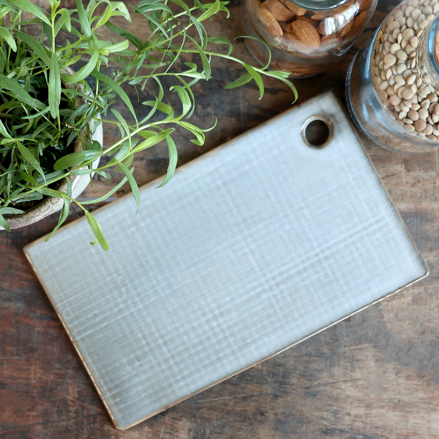Porcelain French Grey Tapas and Sushi Board