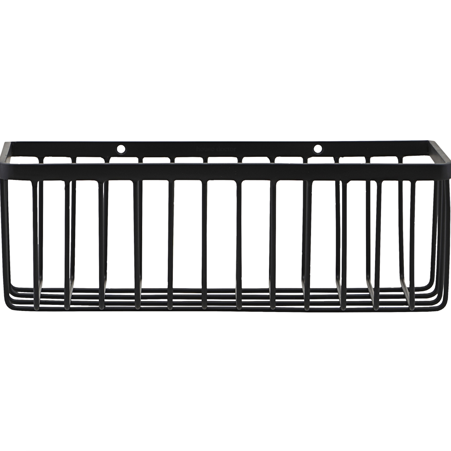 Black Steel Bathroom Shower Wall Storage Basket