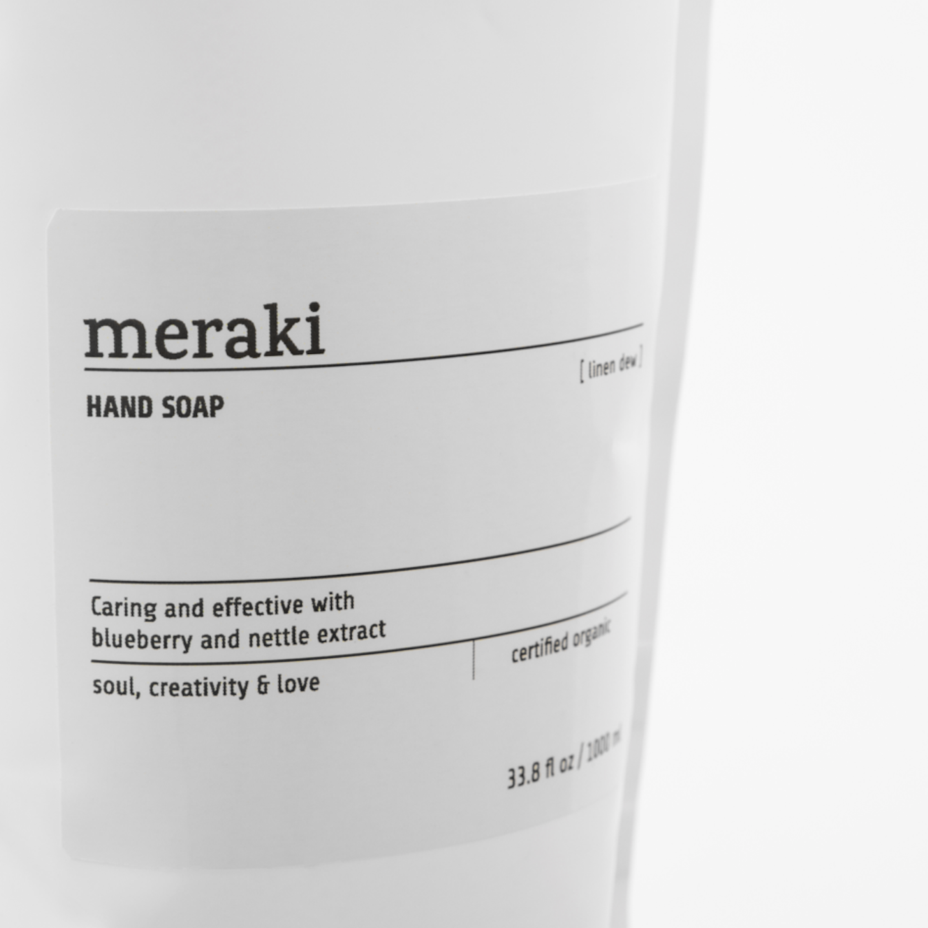 Meraki Linen Dew Luxury Hand Soap Refill
