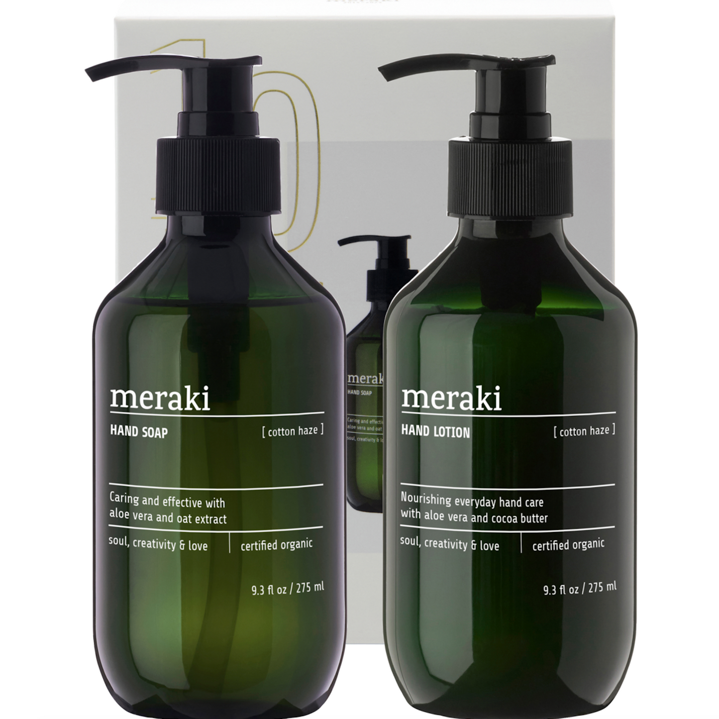 Gift Set Meraki Cotton Haze Hand Soap And Lotion