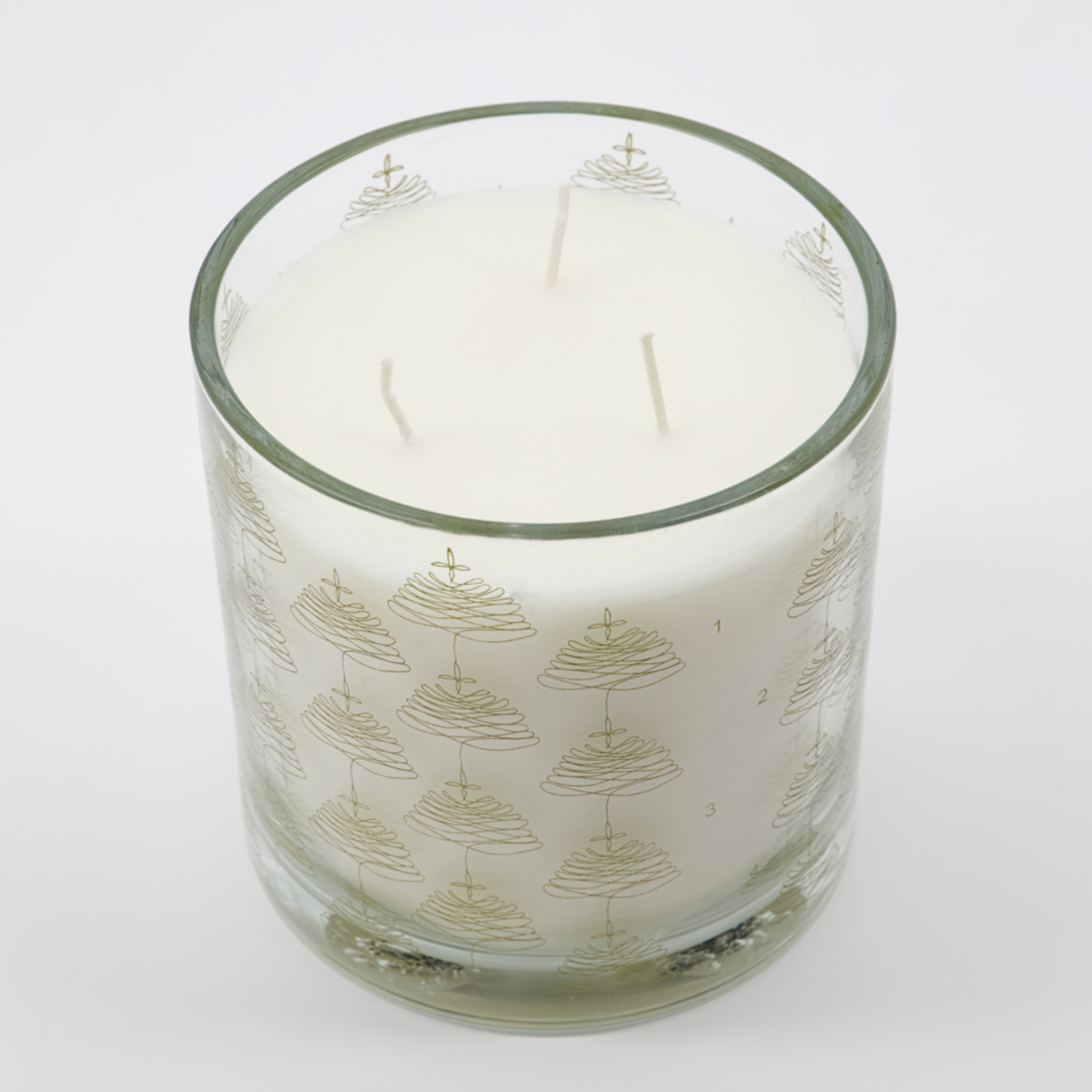 Large Glass Advent Candle