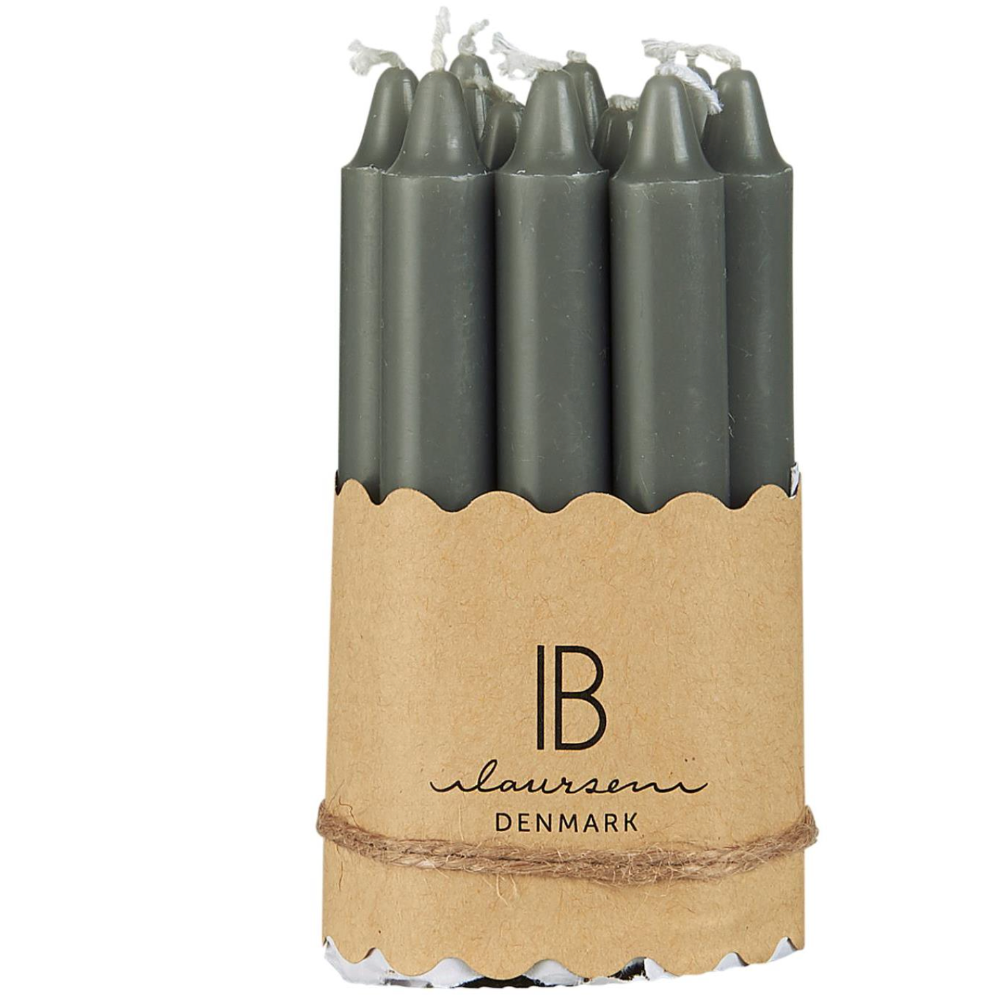 Metal Cone Candle Holder and Tapered Candle Gift Set