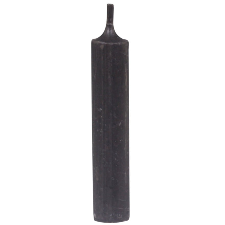 A Bundle Of Six Short Black Candles