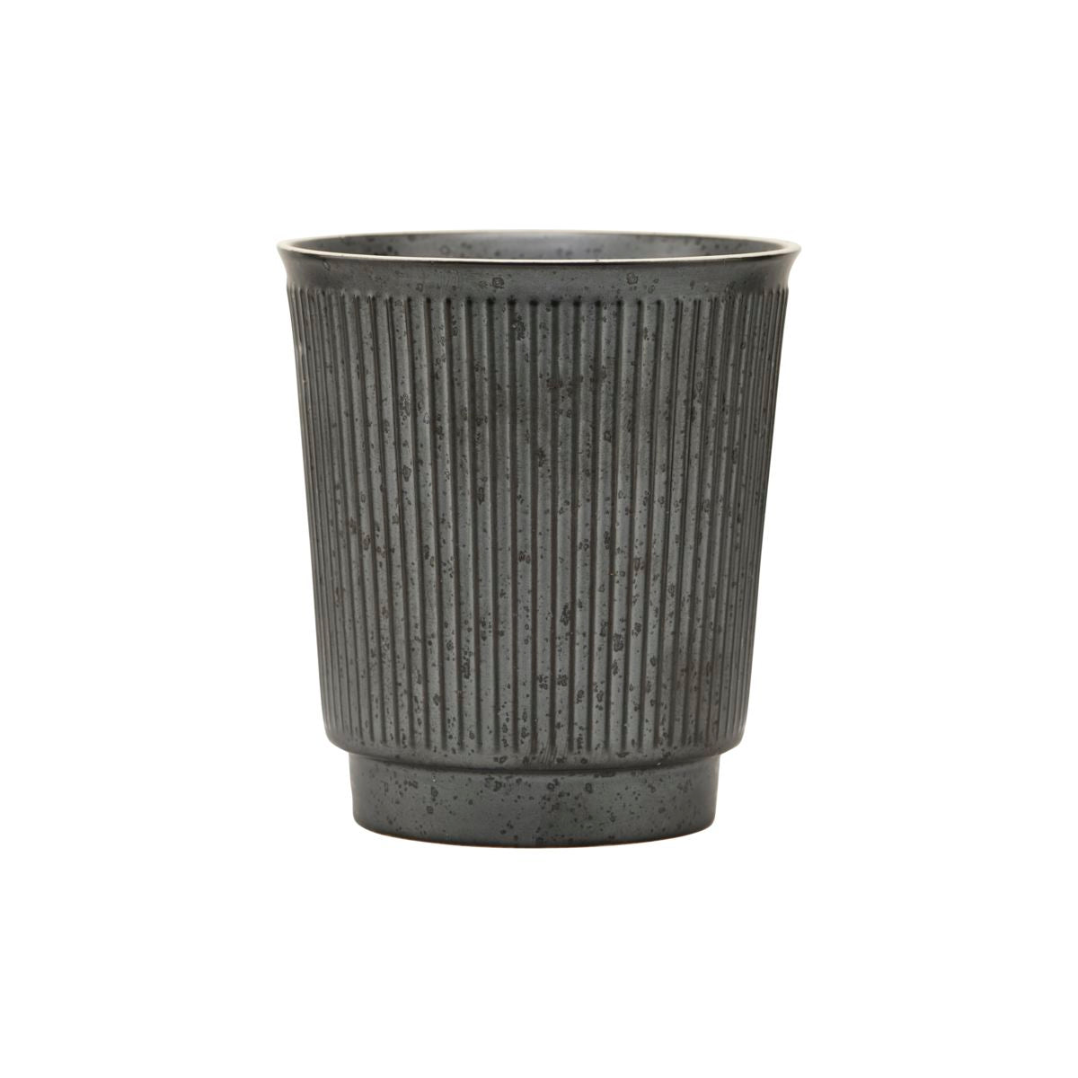 Set Of Four Black Berica Mugs