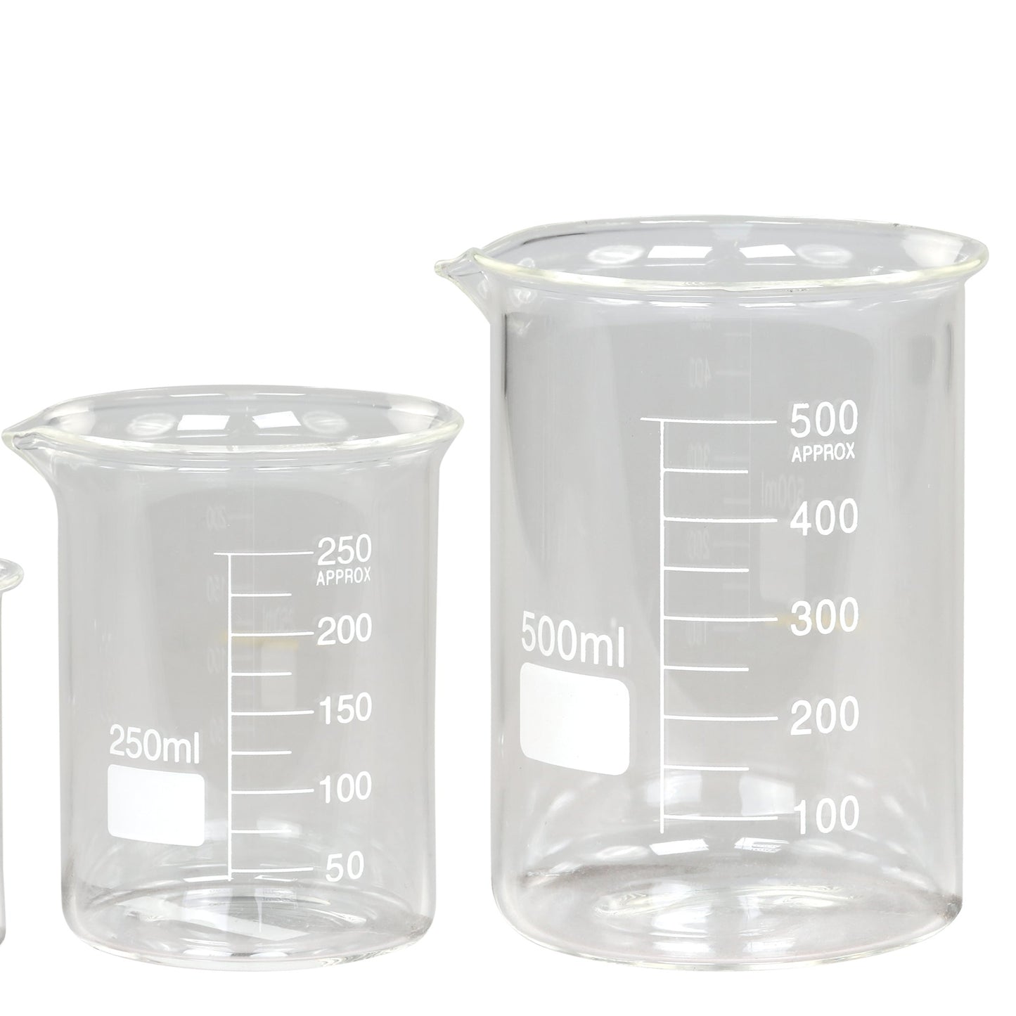 Set Of Three Glass Measuring Cups