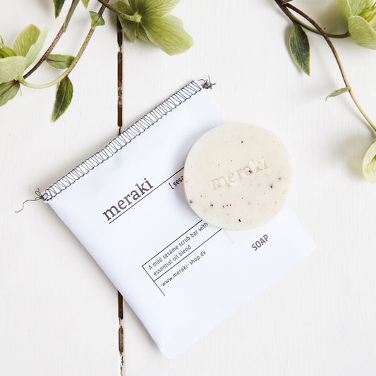 Meraki Small Round Sesame Gift Soap