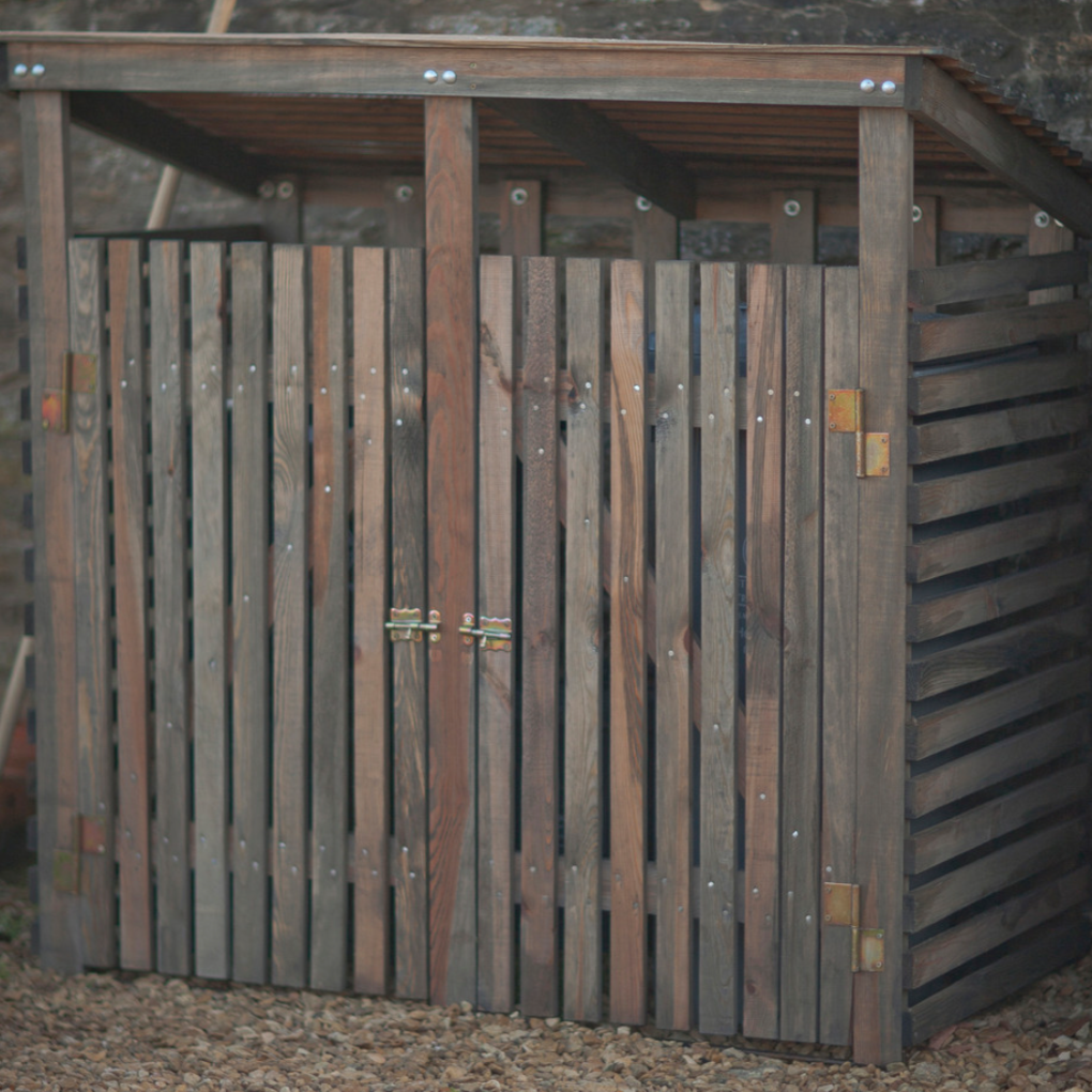 Aldsworth Wooden Wheelie Bin Store