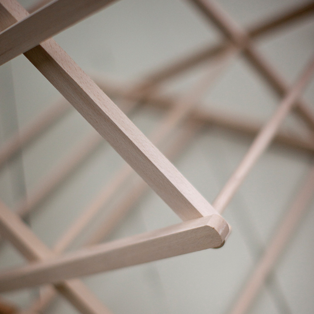 Folding Wooden Clothes Horse
