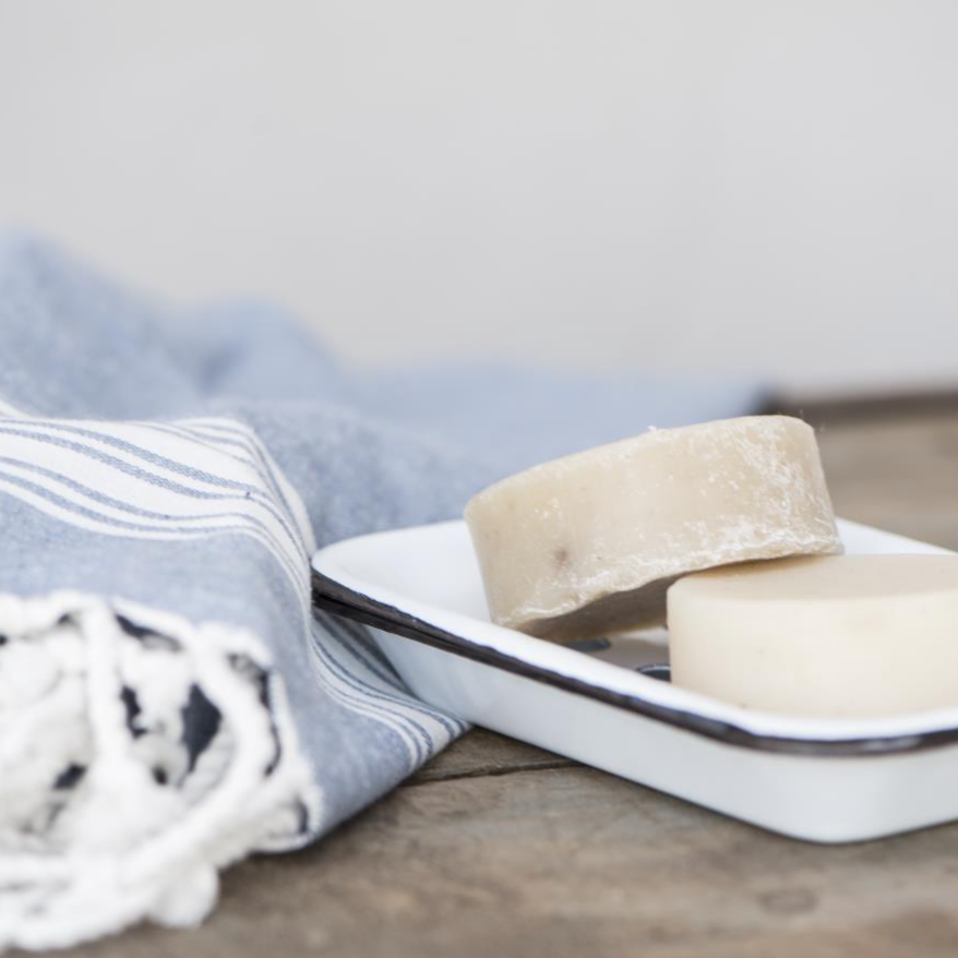 Two Part Enamel Soap Dish