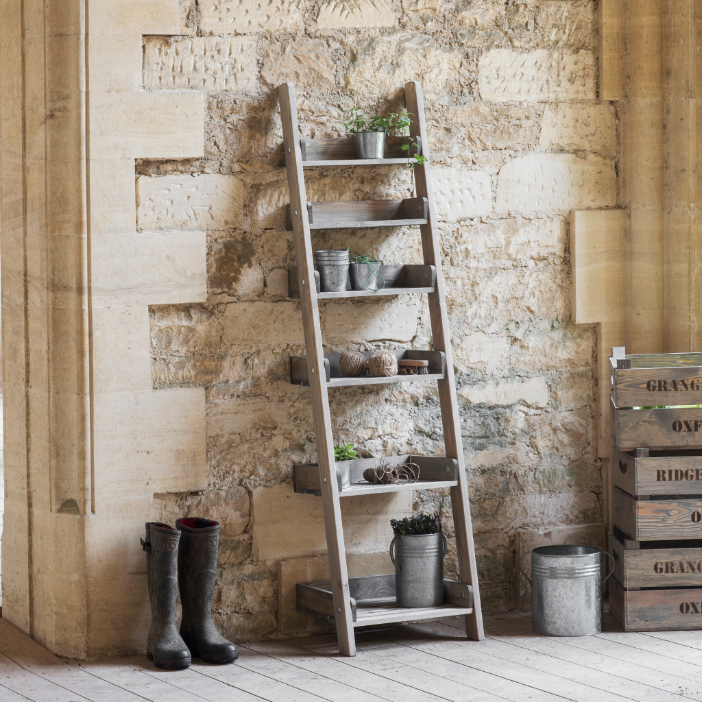 Small Indoor/Outdoor Aldsworth Shelf Ladder