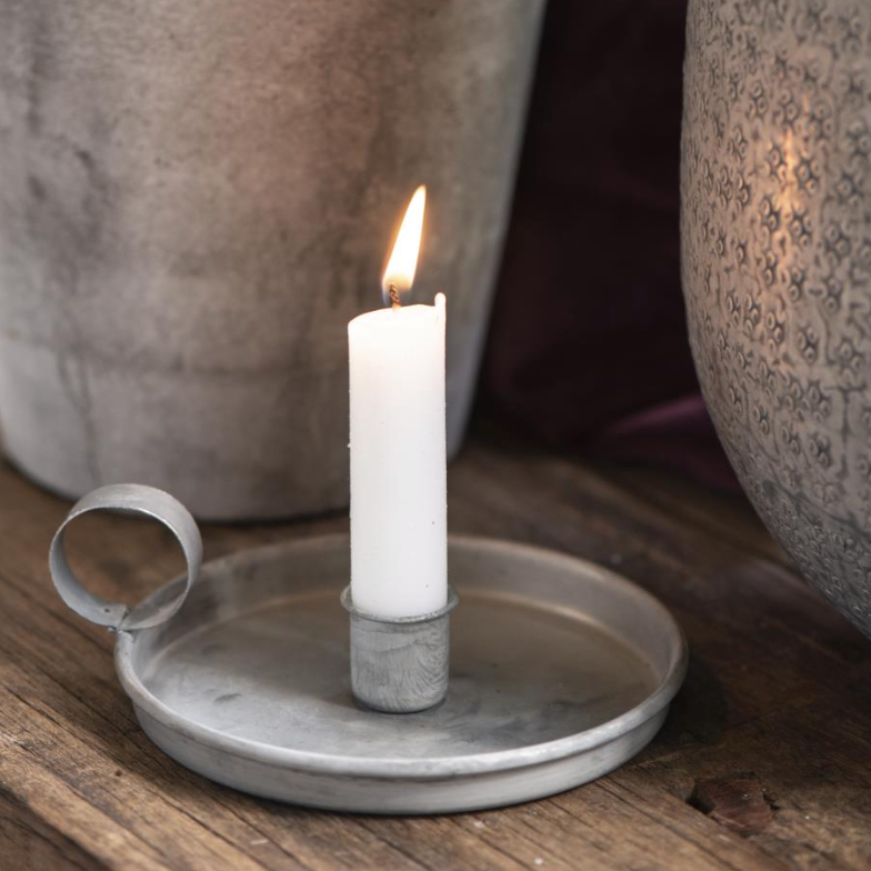 Simple Vintage Metal Candle Holder