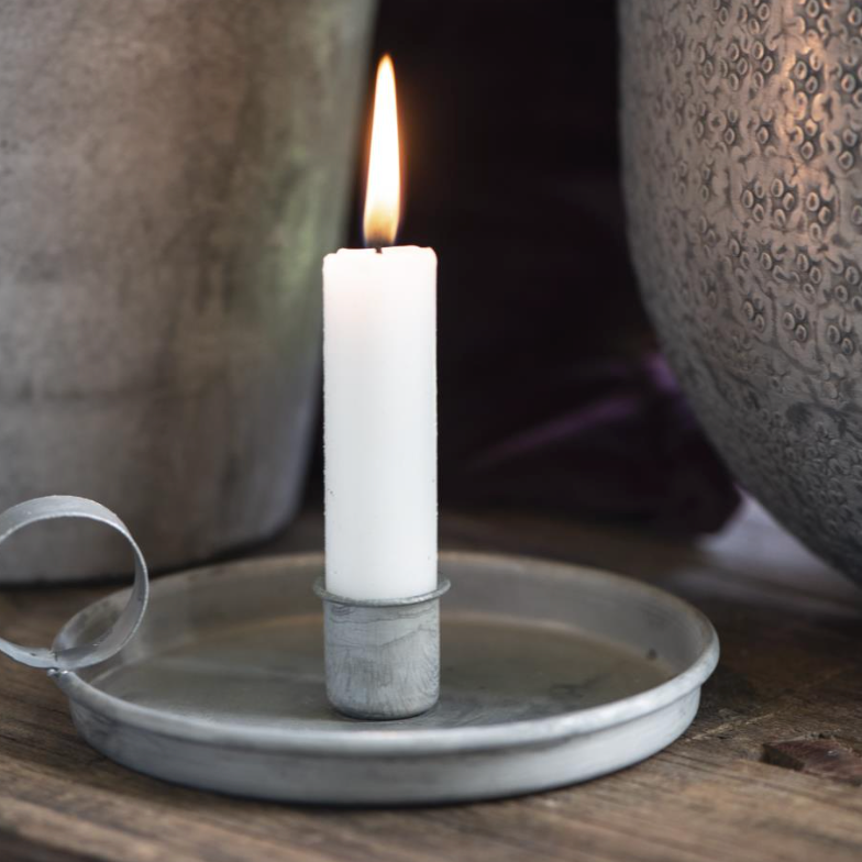 Simple Vintage Metal Candle Holder