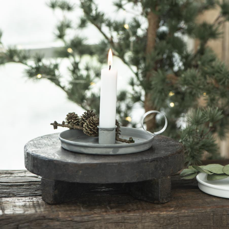 Simple Vintage Metal Candle Holder