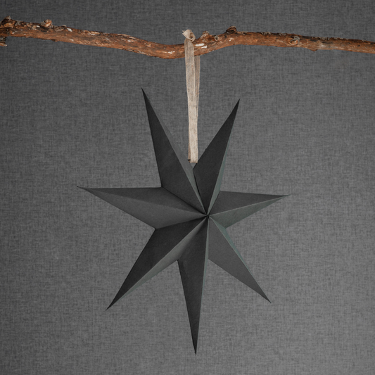 Recycled Cotton Large Black Star