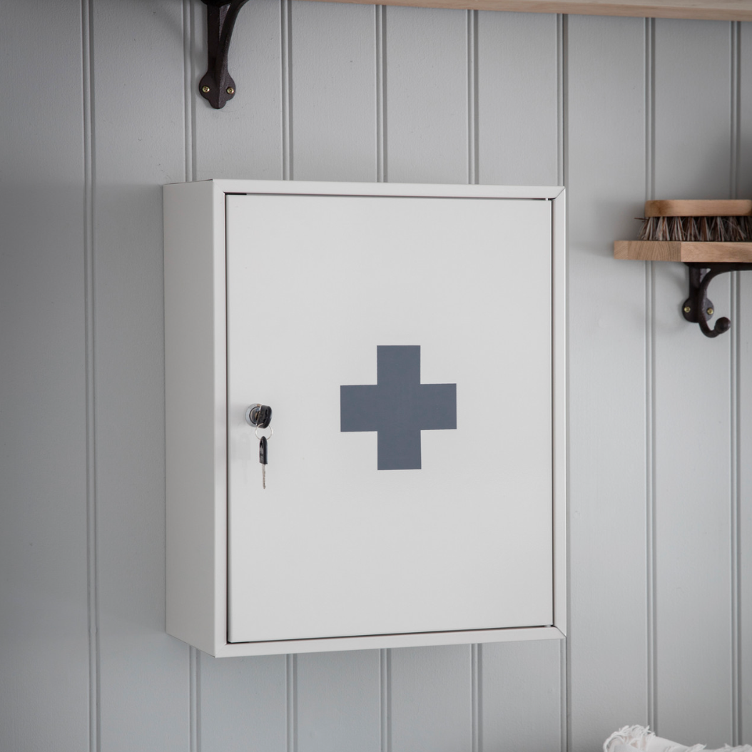 Metal First Aid Bathroom Cabinet