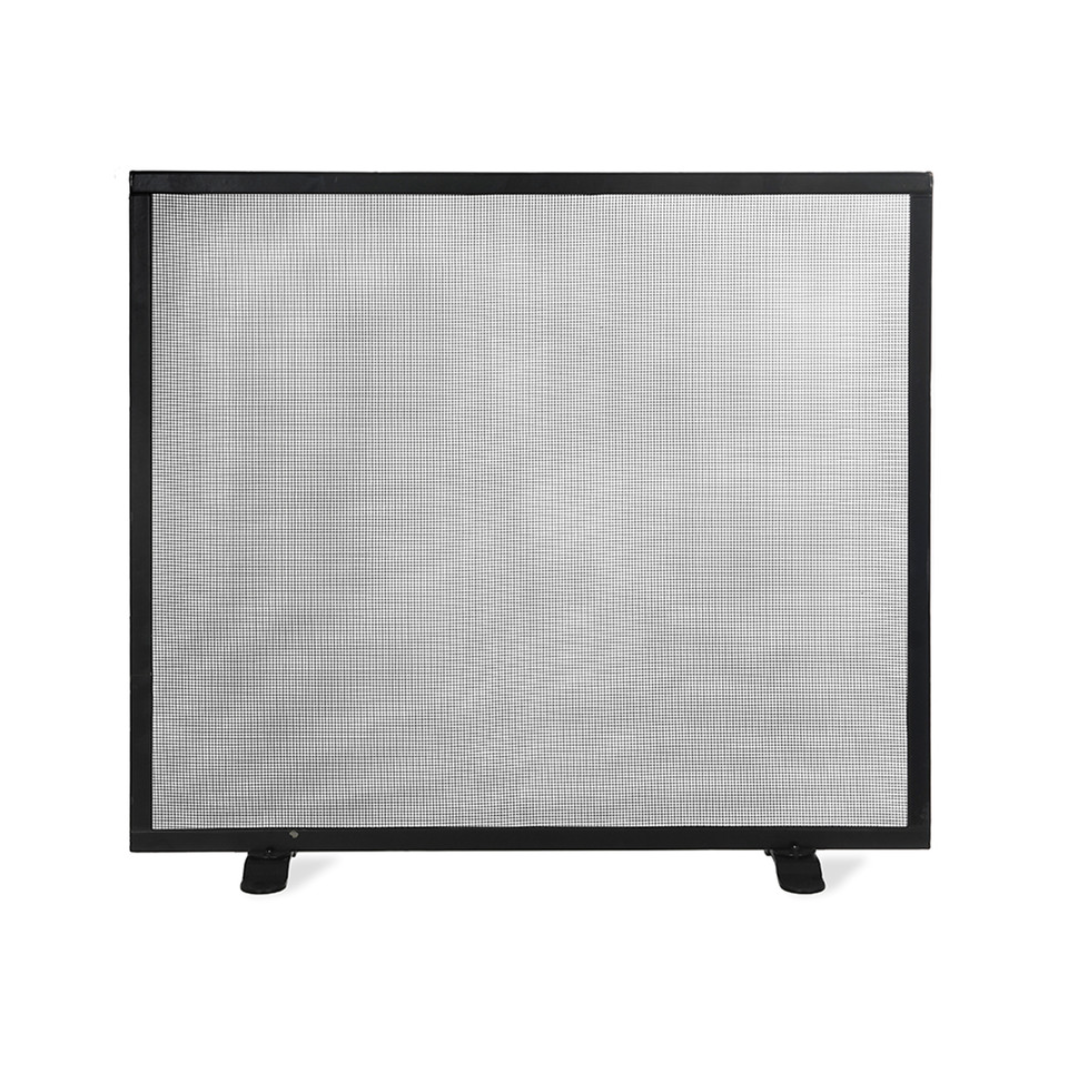 Matt Black Rectangular Firescreen