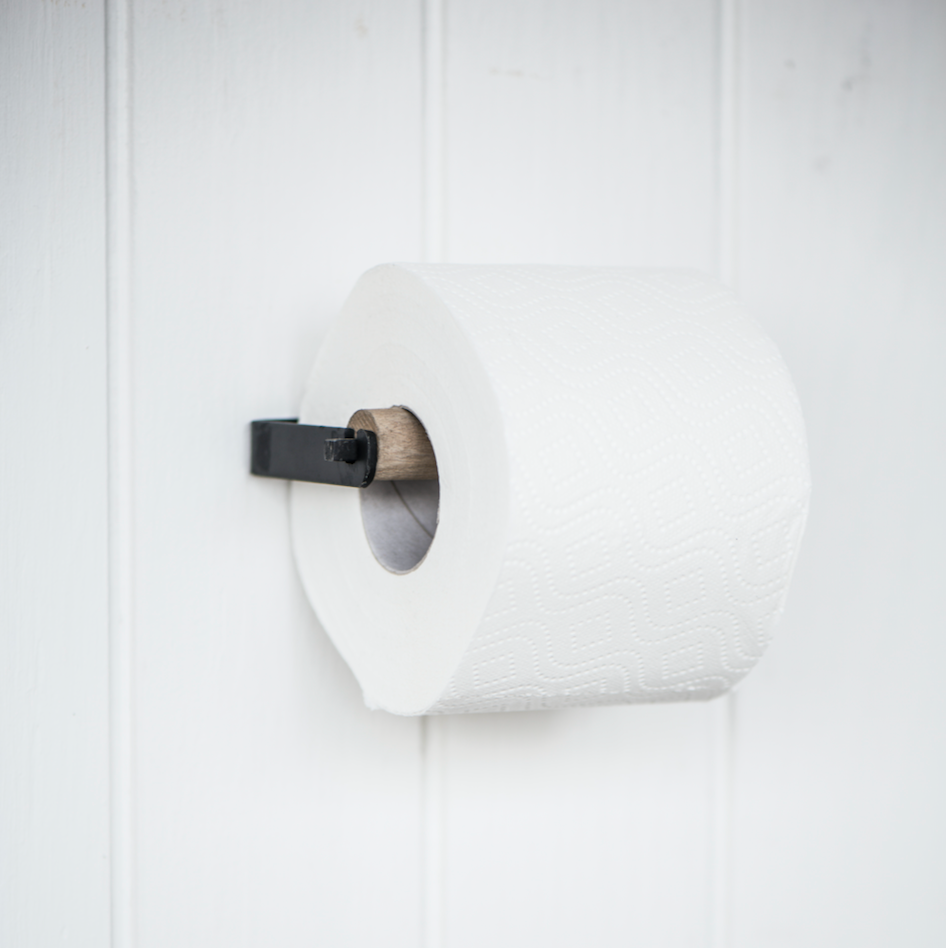 Industrial Style Toilet Roll Holder Various Colours