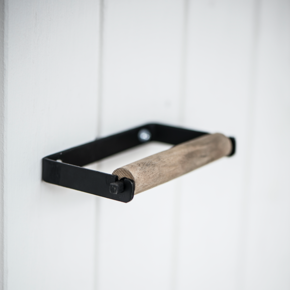 Industrial Style Toilet Roll Holder Various Colours