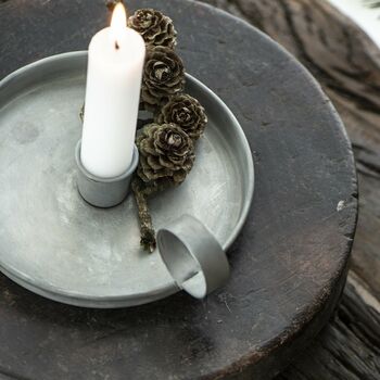 A Bundle Of Six Short White Candles