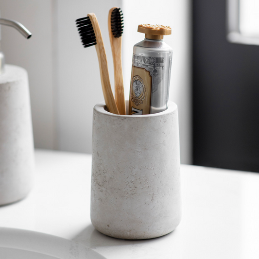 Cement Toothbrush Holder