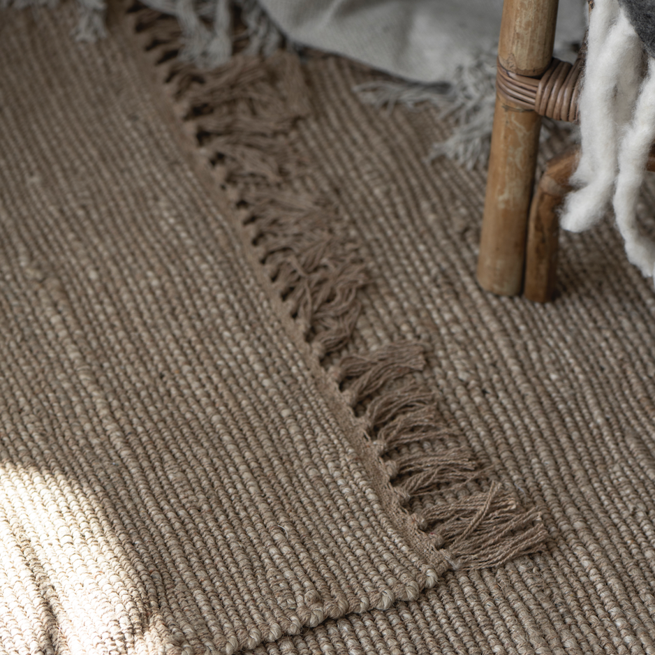 Jute And Cotton Rug