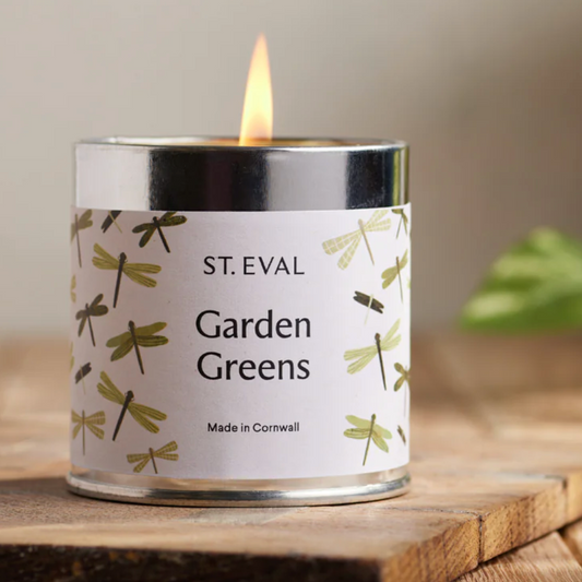 Garden Greens Scented Tinned Candle