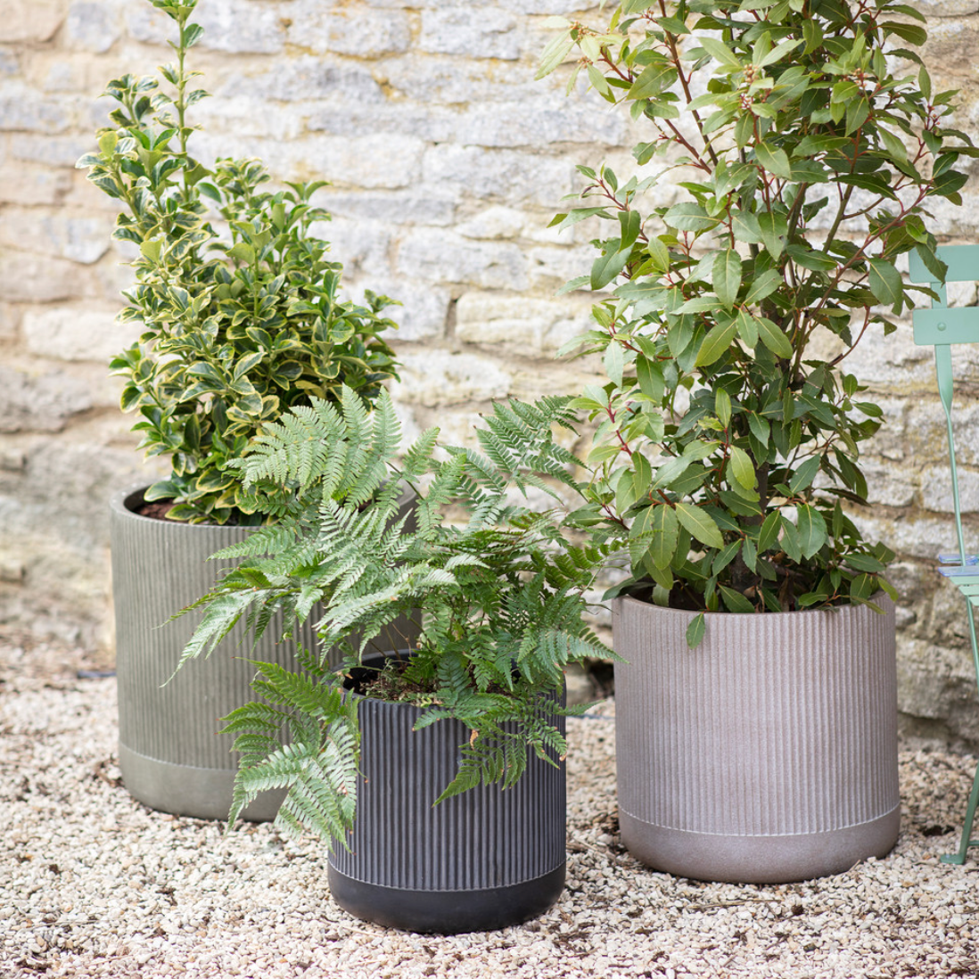 Cutsdean Set Of Three Planters