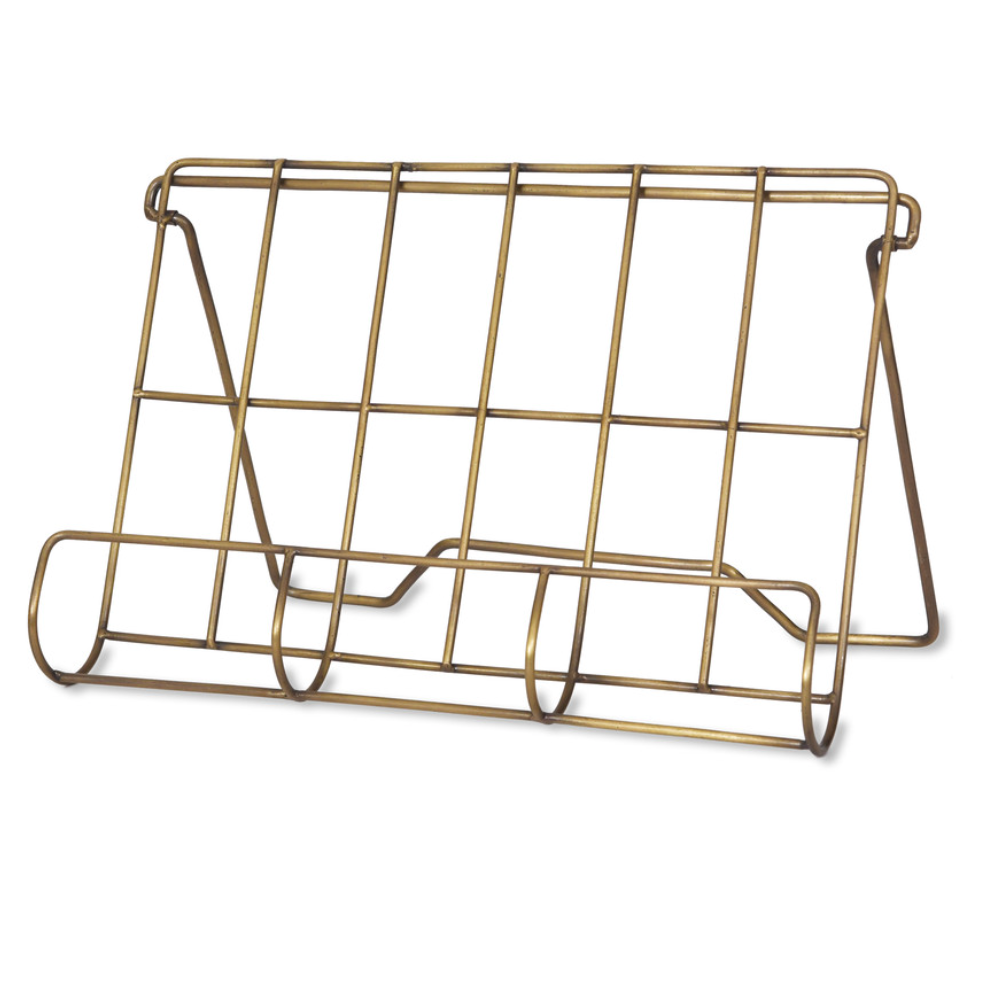 Brompton Antique Brass Cook Book Holder