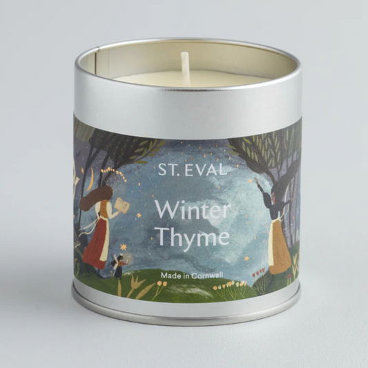 Winter Thyme Christmas Scented Tinned Candle