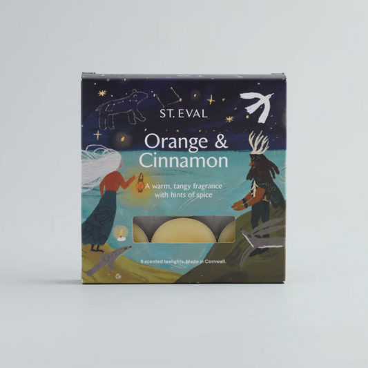 Orange and Cinnamon Christmas Scented Tealights