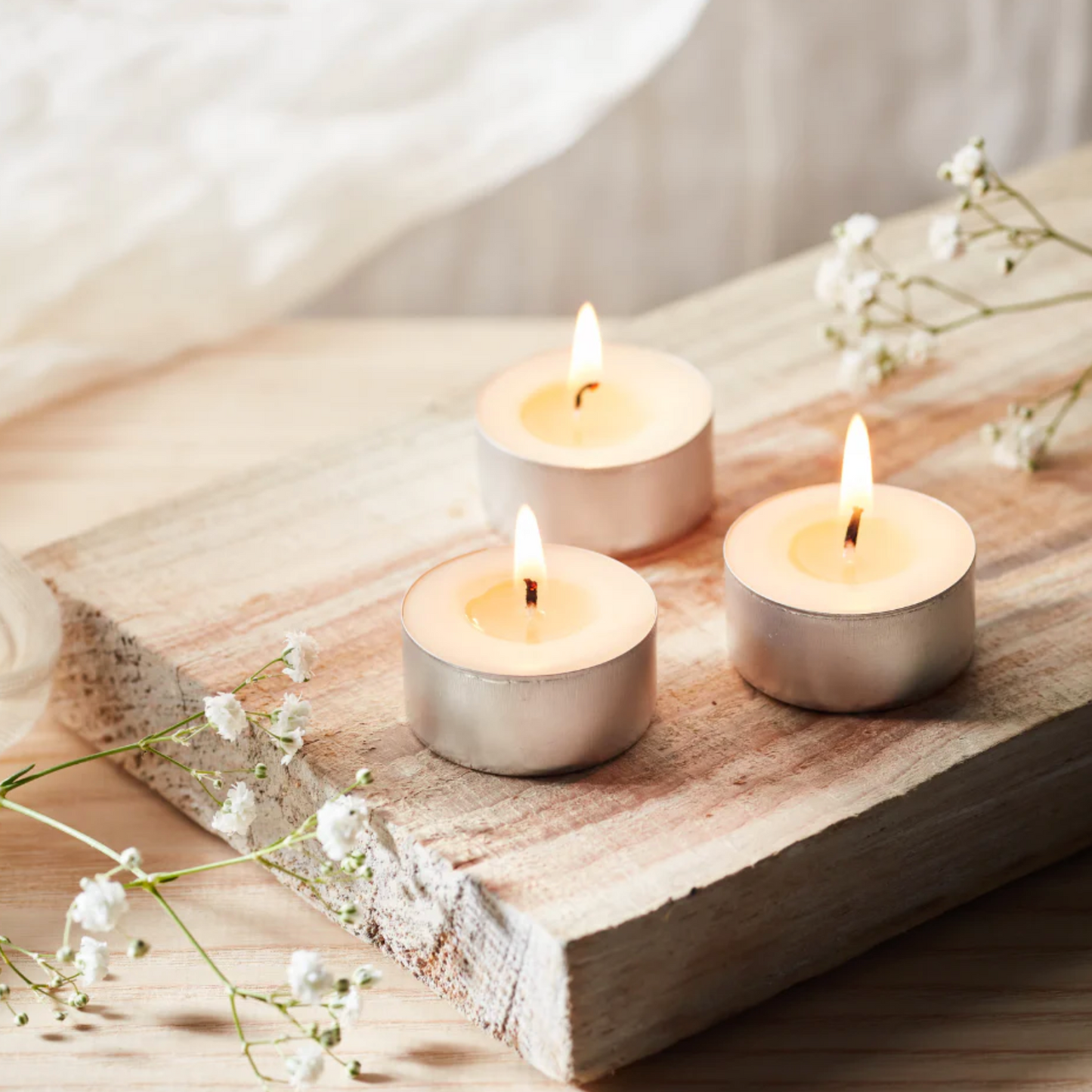 Thyme And Mint Scented Tealights