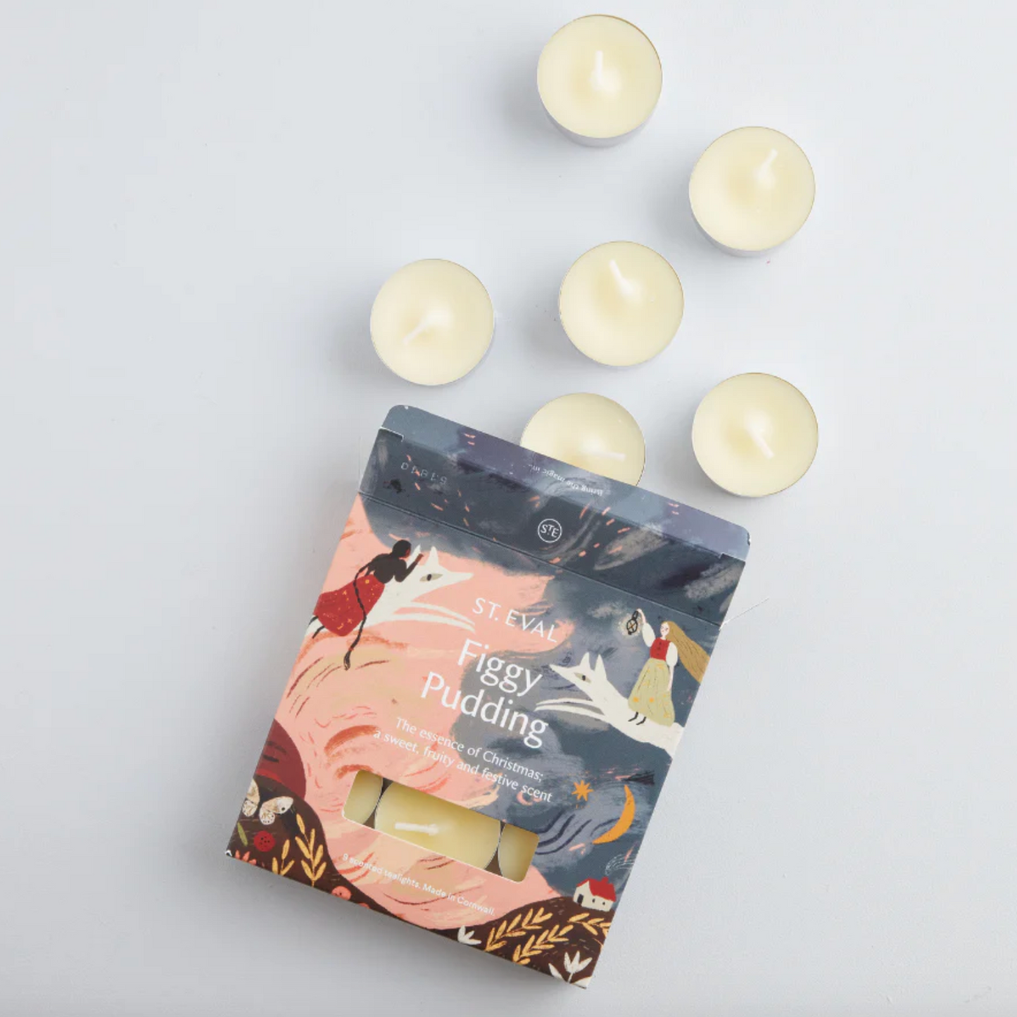 Figgy Pudding Christmas Scented Tealights