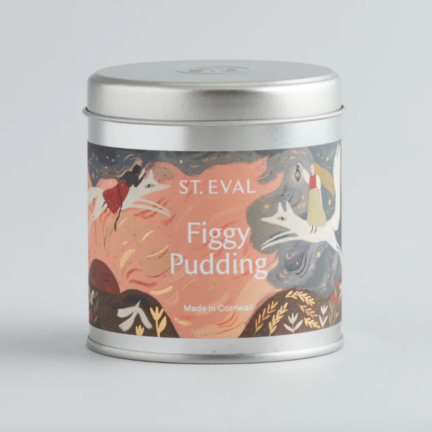 Figgy Pudding Christmas Scented Tinned Candle