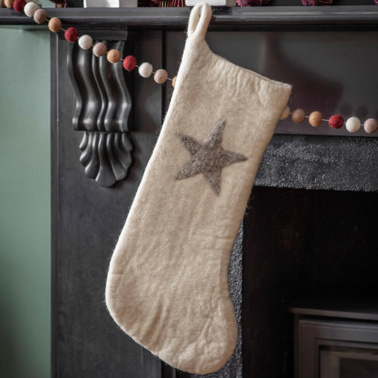 Handmade Felt Christmas Stocking