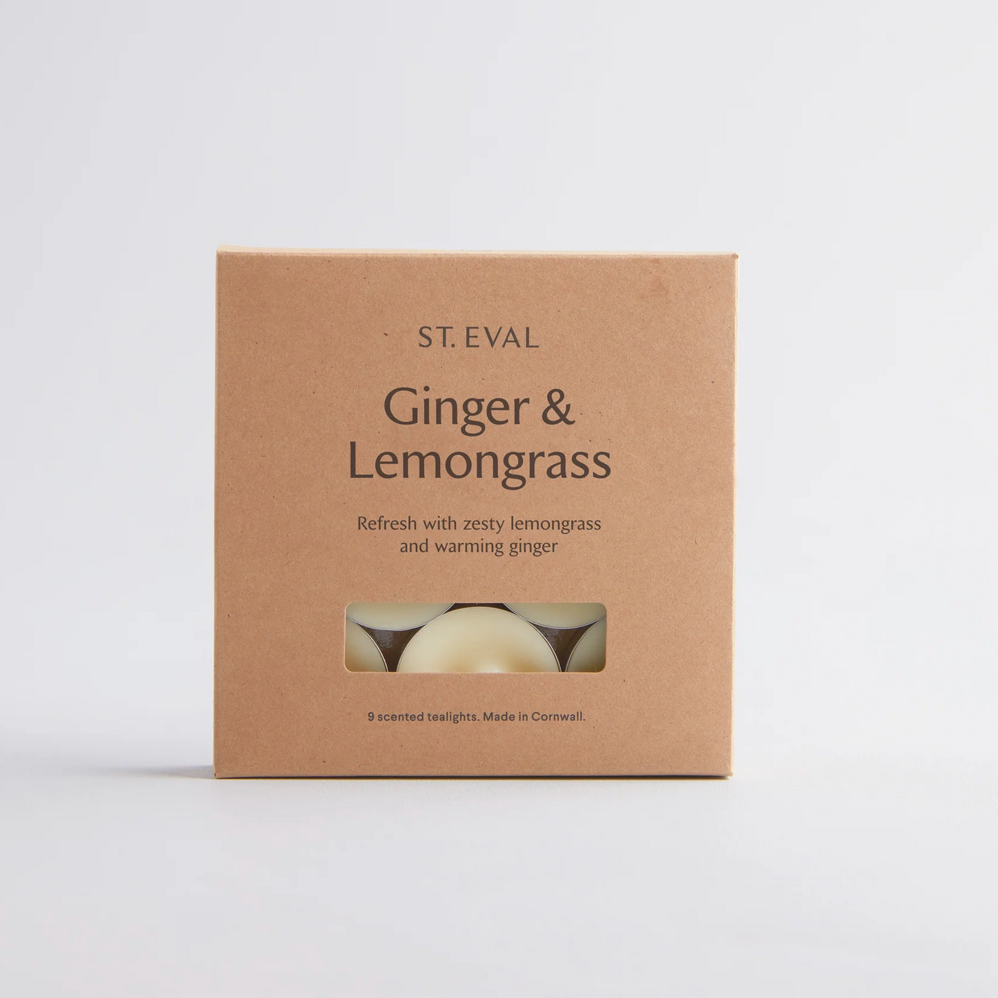 Ginger And Lemongrass Scented Tealights