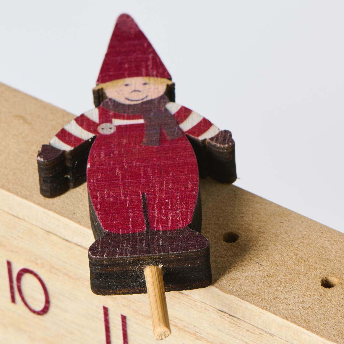 Santa's Little Helper Wooden Advent Calender