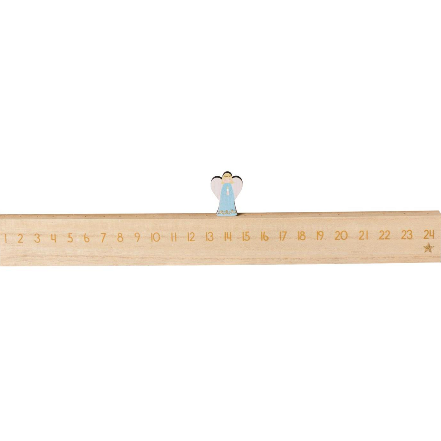 Nativity Angel Wooden Advent Calender