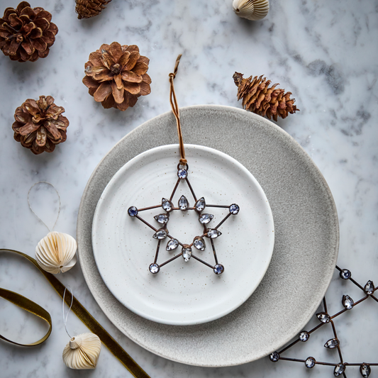 Handmade Metal Hanging Star Decoration