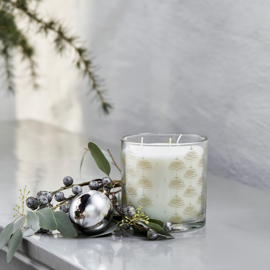 Large Glass Advent Candle