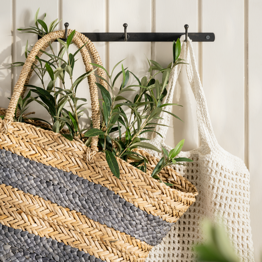 Industrial Three Hook Metal Rack