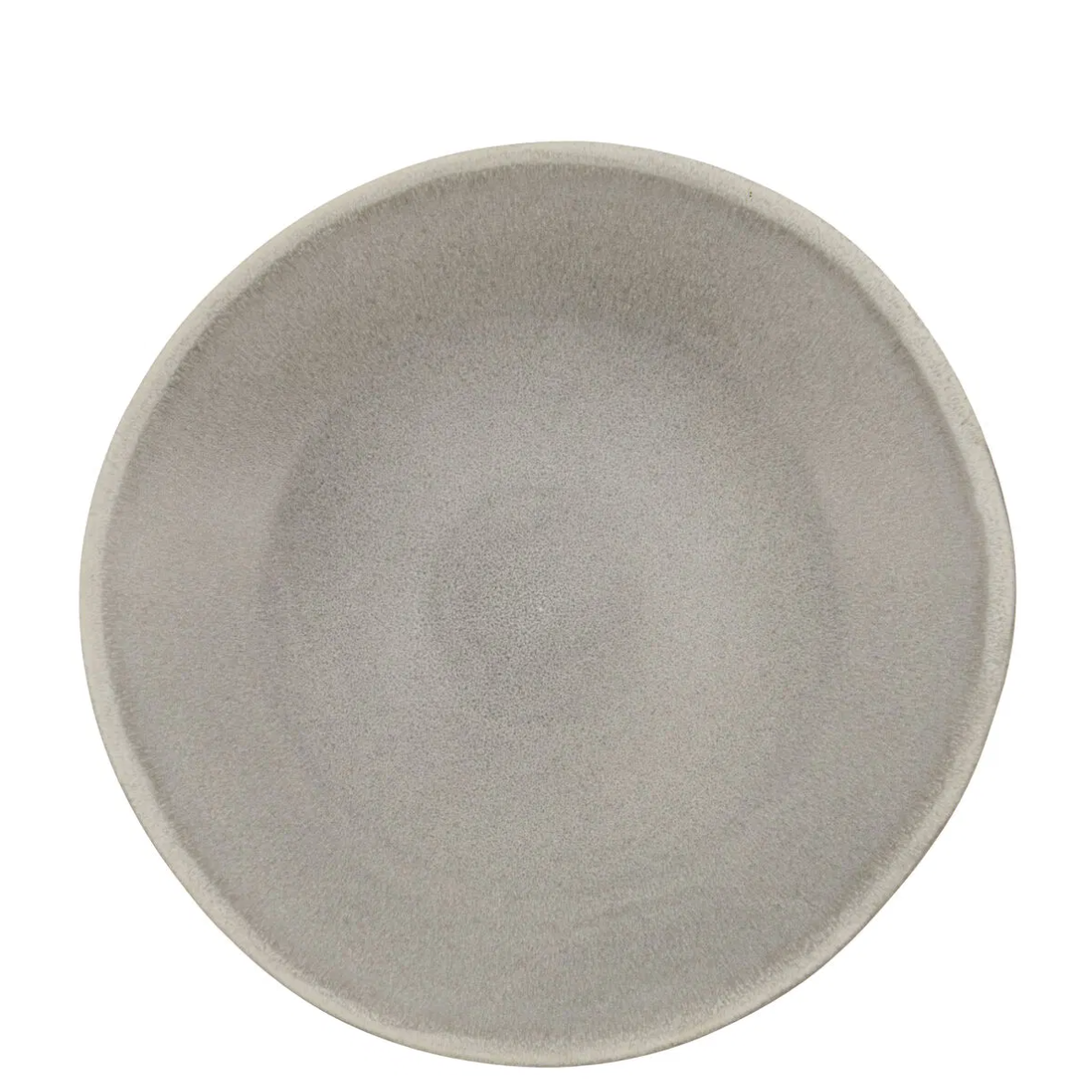 Set Of Four Rustic Grey Dinner Plates