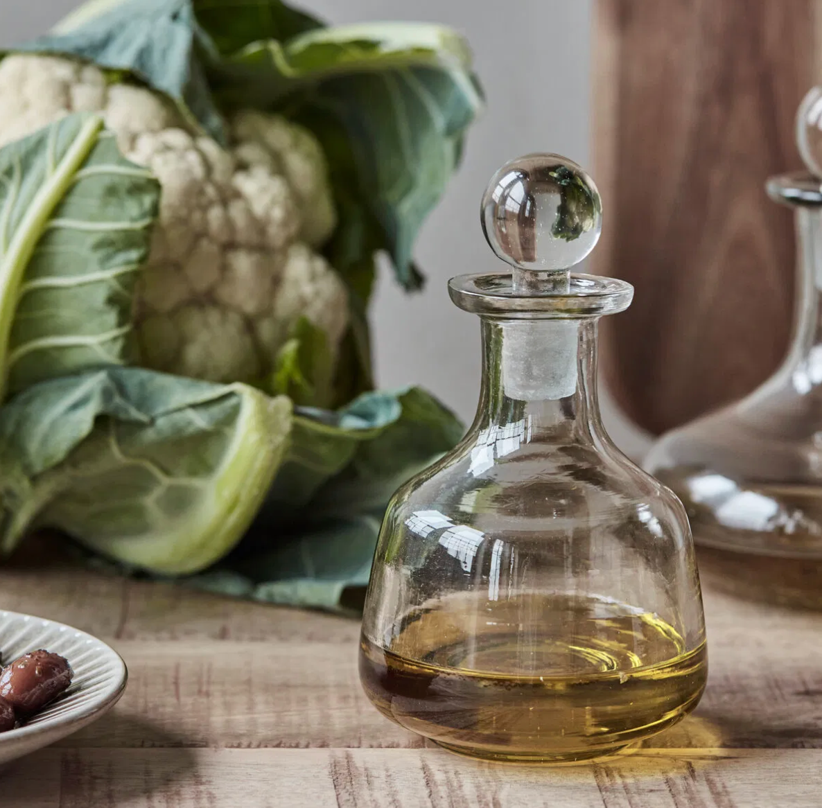 Olive Oil Glass Carafe