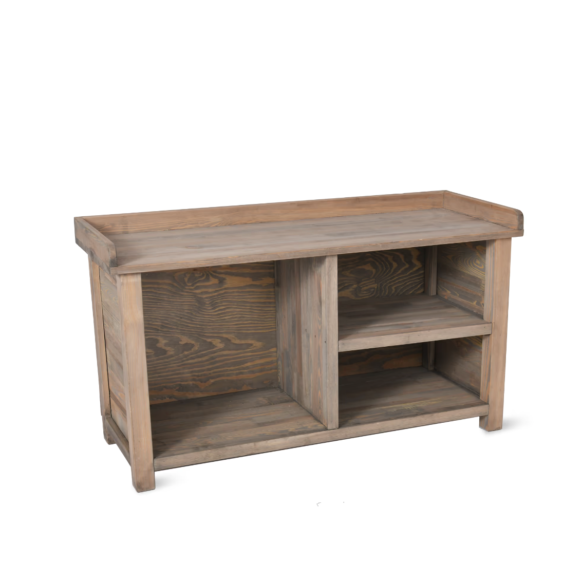 Aldsworth Wooden Bootroom Welly Store Bench