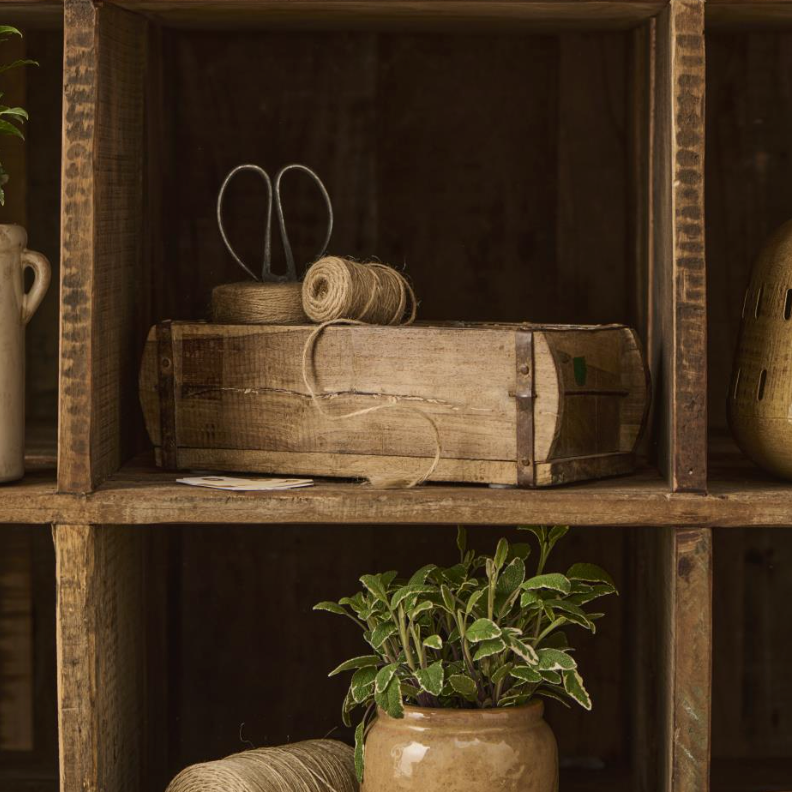 Vintage Wooden Storage Box